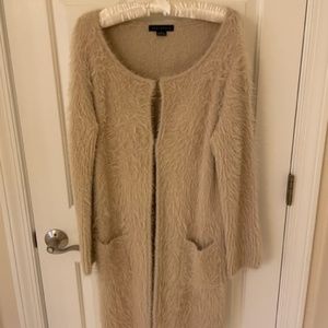 Long brushed Sweater Cardigan